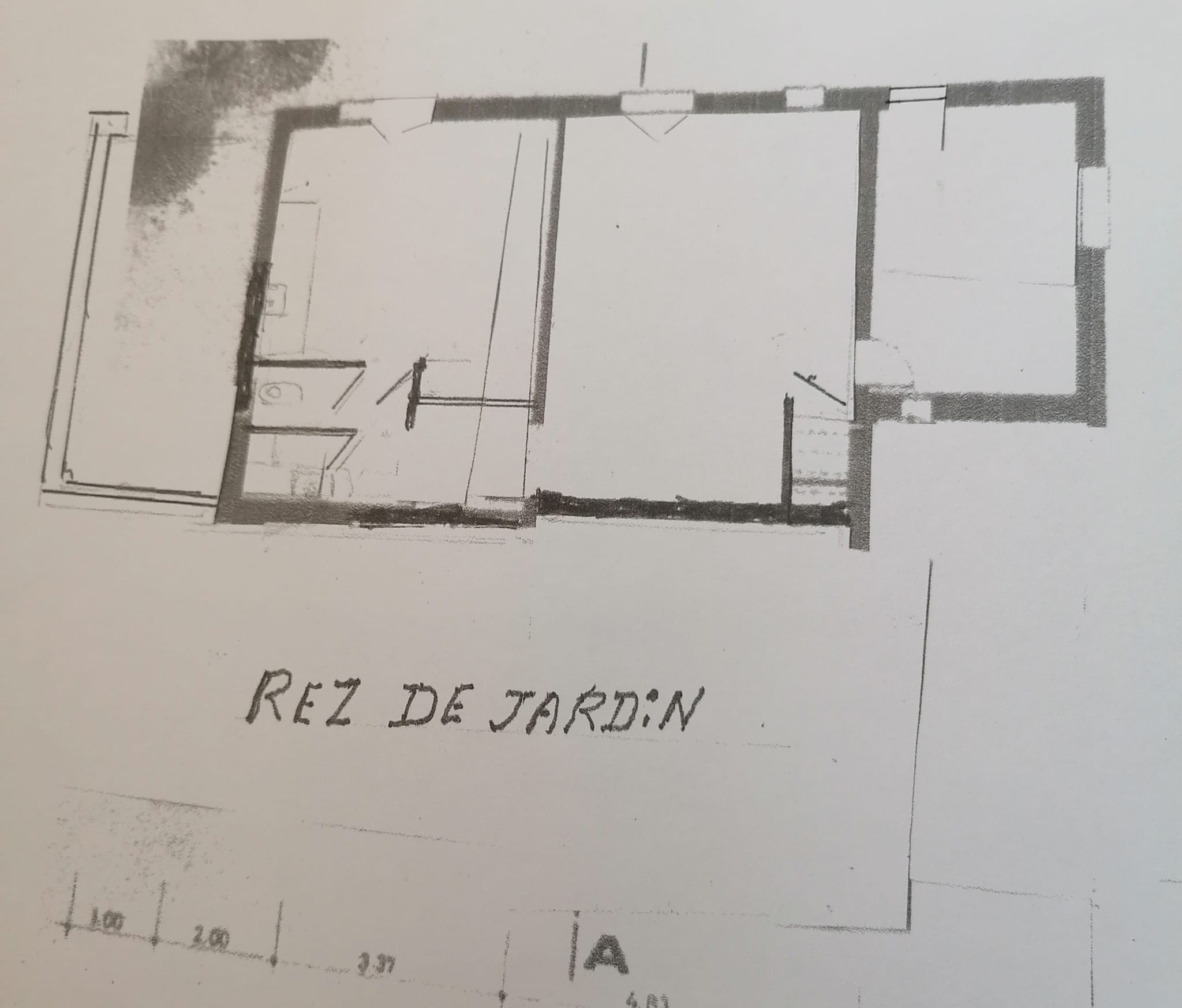 75 Daudet -Rez de Jardin
